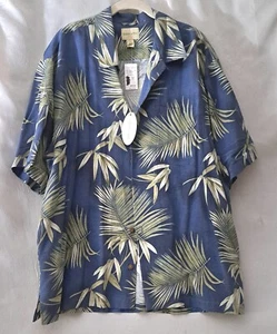 Joseph & Feiss Classic Fit Hawaii Dress Lounge 100% Seide Hemd 2XL/XXL, NEU! - Bild 1 von 5