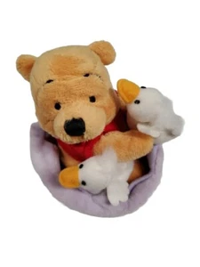 Disney Store Winnie The Pooh Easter Egg and Chicks Spring Bean Bag Plush 6 Inch - Picture 1 of 10