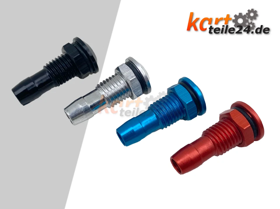 Kart Rennkart Kartsport Tank Anschluss Benzin einfach Rücklauf Doppelmutter bunt