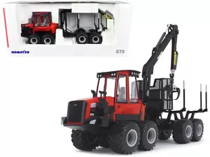 First Gear Komatsu 875.1 Forwarder Red & Black 1/32 Diecast Model 10-4238 - Picture 1 of 5