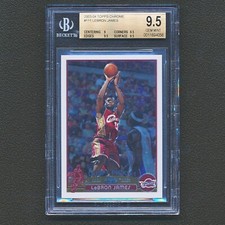 2003-04 Topps Chrome #111 LeBron James BGS 9.5 GEM MINT Rookie RC Cavaliers HOF
