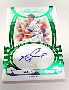 2023 PANINI - FLAWLESS MARK GRACE AUTO  #4/5 NO. FS-MG - Picture 1 of 3
