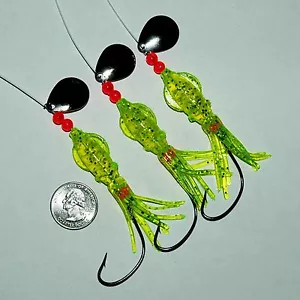 BEST FLUKE FLOUNDER B2 SQUID FISHING RIGS LURES GAMAKATSU SEA BASS COD SALMON - Picture 1 of 8