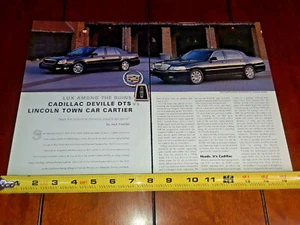 2002 CADILLAC DeVILLE DTS vs. 2003 LINCOLN TOWN CAR CARTIER ORIGINAL ARTICLE - Picture 1 of 12
