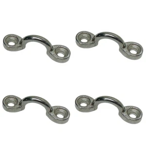 4 Pc Marine Stainless Steel T316 Heavy Duty 3/16" Pad Eye Lift Rigging Lifting - Picture 1 of 8