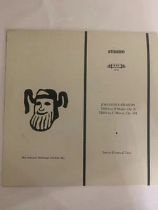 Johannes Brahms~Trio in B Major~trio in C Minor~Swiss Festival Trio~Inner Sleeve - Bild 1 von 3