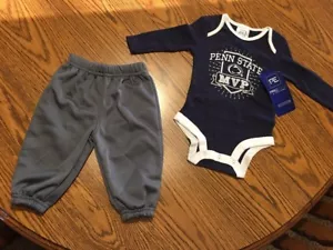 Penn State Nittany Lions NCAA Newborn Boys’ MVP Bodysuit & Pants Set 0-3 Months - Picture 1 of 5