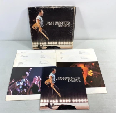 Vintage Bruce Springsteen and E Street Band Live 1975-85 Vinyl 5LPs & Booklet - Image 1 of 4