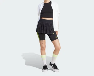 Adidas Originals Women's Black SHORT LEGGINGS IJ5020 FREE SHIPPING - Picture 1 of 5