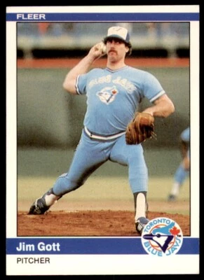 1984 Fleer Jim Gott . Toronto Blue Jays #155 - Image 1 of 2