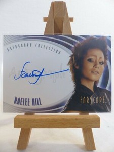 Farscape Through the Wormhole Autograph card A69 Raelee Hill as Sikozu