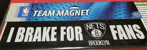 Forever Collectibles Brooklyn Nets Team Magnet NEW Cover