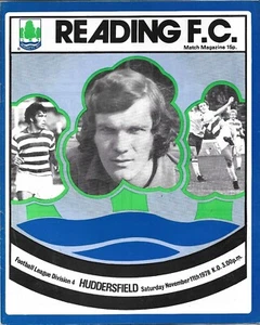 Football Programme - Reading v Huddersfield Town - Div 4 - 11/11/1978 - Picture 1 of 1