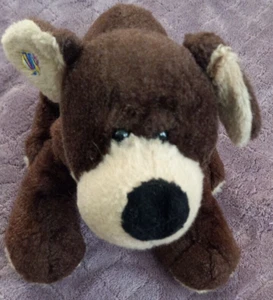 GANZ Webkinz Brown Mocha Pup HM 348 Puppy Dog Plush Stuffed Animal Toy No Code - Picture 1 of 6