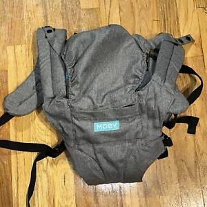 Moby 2-in-1 Baby Carrier + Hip Seat- CHS Grey Baby Holder For Kids Infant NWT - Picture 1 of 10