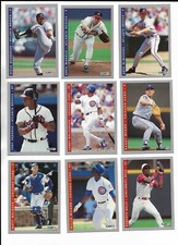 1993 Fleer FINAL EDITION Pick-A-Card Maddux Mondesi Edmonds Guardado J.T. Snow +