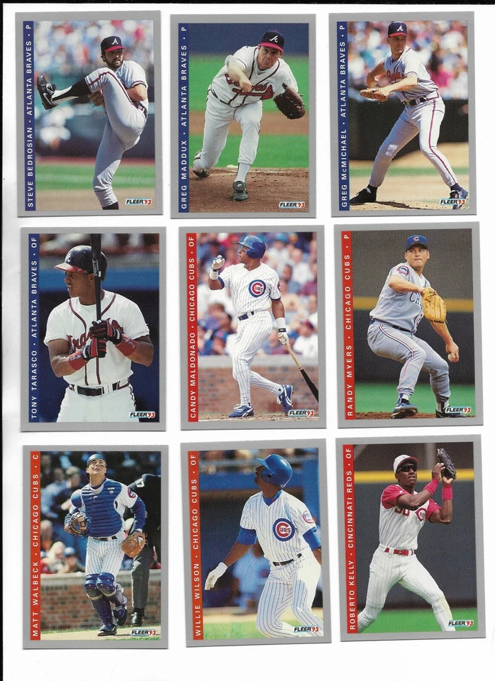 1993 Fleer FINAL EDITION Pick-A-Card Maddux Mondesi Edmonds Guardado J.T. Snow + - Image 1 of 1
