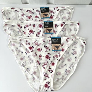 NEW Bali 3 Pairs Passion For Comfort String Bikini Panties 2XL/9 Multi-Color - Picture 1 of 3
