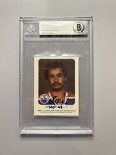 1981-82 Red Rooster Grant Fuhr XRC Auto BAS Certified 
