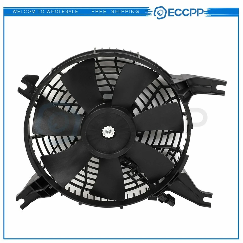 A/C Condenser Cooling Fan Assembly For 2001 2002 2003 Mitsubishi Montero Foto 1 de 4