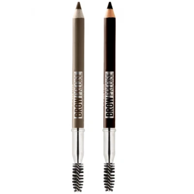 MAYBELLINE Brow Precise Shaping Pencil & Brush - CHOOSE SHADE - NEW  - Image 1 of 2