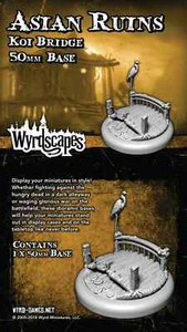 Wyrdscapes: Asian Ruins 50MM Koi Bridge Malifaux 3rd Edition Terrain - New - Picture 1 of 1