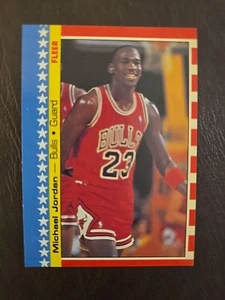 1987 Fleer Sticker Michael Jordan #2 Chicago Bulls - Picture 1 of 2