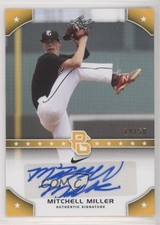 2015 Leaf Perfect Game National Showcase Gold /50 Mitchell Miller #PG-MM2 Auto