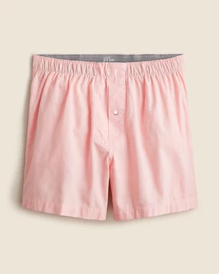 Boxer corto pequeño J Crew para hombre teñido en prenda de algodón orgánico roto rosa 1820 Foto 1 de 4
