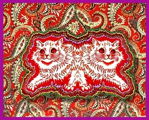 Impresión o lienzo - Louis Wain - Trippy Kitty - Imagen 1 de 1