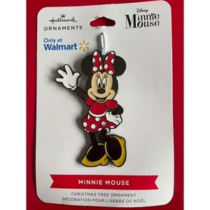 Hallmark Disney Minnie Mouse Waving Hand  Holiday Ornament, METAL - Picture 1 of 1