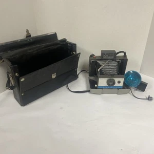 Polaroid 210 Automatic Land Camera With Case and Flash - Untested - Picture 1 of 8