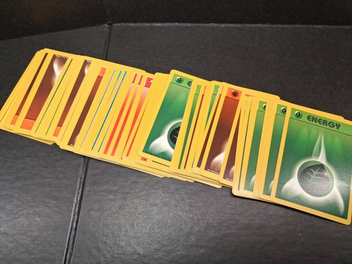 83 Pokemon Base Set Energy Lot WOTC Vintage 1999 Excellent Condition ...