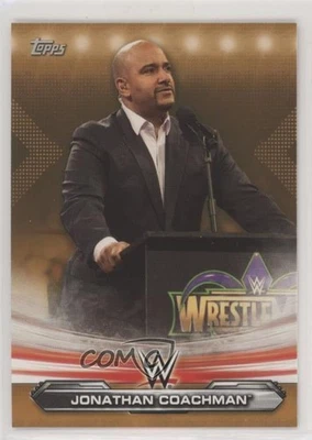 2019 Topps WWE Raw Bronze Jonathan Coachman #36 - Image 1 of 2