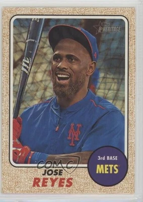 2017 Topps Heritage Jose Reyes #332 - Image 1 of 2