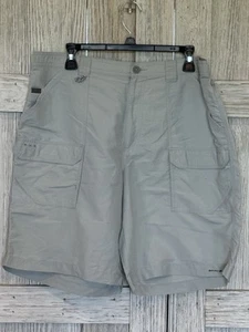 Columbia Herren PFG Cargo Nylon grau Shorts hoher Bund mit Etikett 38/10 - Bild 1 von 5