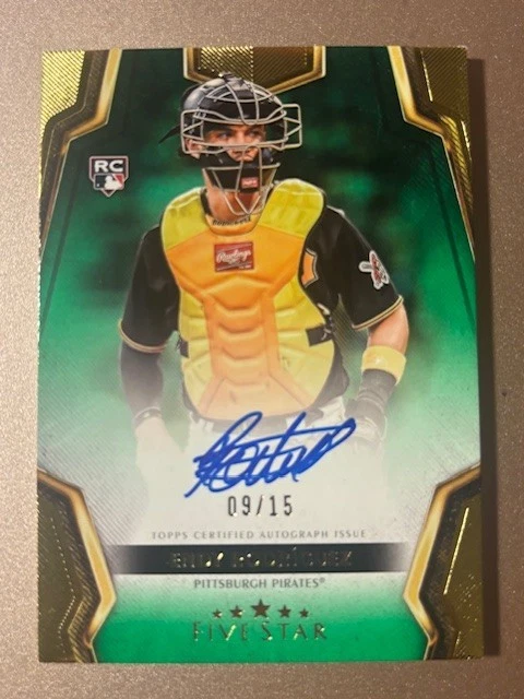 Endy Rodriguez Topps Five Star Rookie Autograph Green /15 FSA-ER - Image 1 of 2