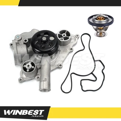 Water Pump Thermostat for Chrysler 300 Dodge Charger Magnum Challenger Jeep V8 - Image 1 of 4
