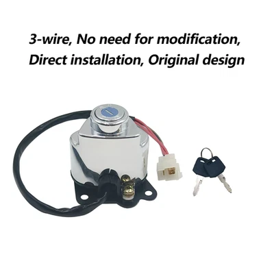 COMBINATION / Ignition Switch and Cover FOR Honda VTX1300 R/ S/ C/ T 2004-2009 - Image 1 of 4