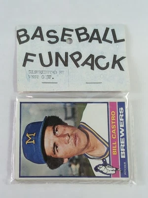 1976 Topps Baseball Card Fun Pack with (10) Cards, posable Ryan, Eckersley RC - Image 1 of 3