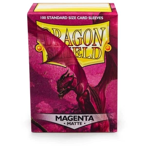 Dragon Shield - Matte Standard Size Sleeves 100pk - Magenta - Picture 1 of 2