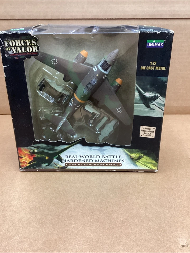 Avión diecast Forces Of Valor German Messerschmitt ME-262 WWII 1:72 NUEVO EN CAJA Unimax Foto 1 de 4