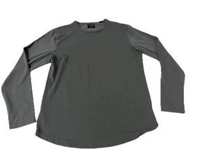 Cuts Shirt Herren Large grau Curve Hem Pyca Pro Langarm Training Gym Stretch - Bild 1 von 7