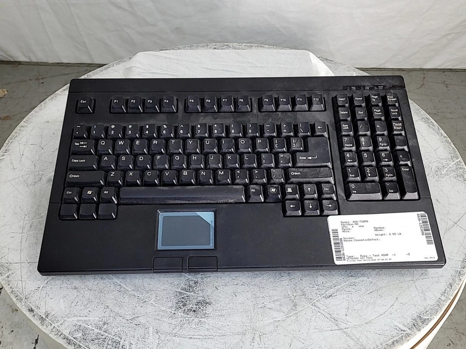Adesso ACK-730PB Easytouch 730 Touchpad Keyboard - Image 1 of 2