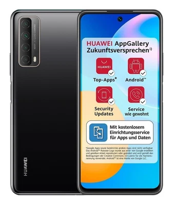 Huawei P Smart (2021) PPA-LX2 Schwarz DS 4GB/128GB 48MP Android Smartphone NEU - Bild 1 von 4