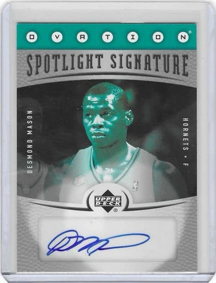 Upper Deck Ovation SS-DM 2006 Desmond Mason Spotlight firma autógrafo Foto 1 de 2