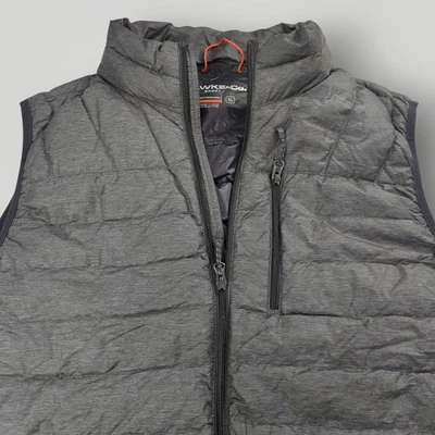 Duck Down Hawke & Co Dynamic Sports Fiber Packable Puffer Vest XL Dark Gray  - Image 1 of 4