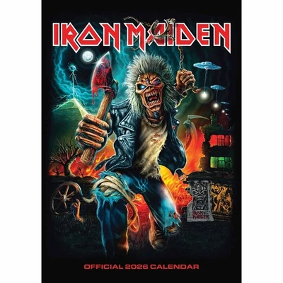 DANILO Iron Maiden A3 Calendar 2026 - Entertainment - Month To View