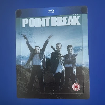 Point Break (Blu-ray, 2013) 1991 Film, Zavvi Limited Edition Steelbook UK R0 - Image 1 of 4