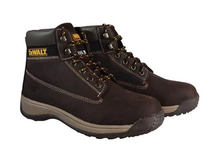 Boot Kasut Hiker Apprentice DeWALT - Kulit Nubuck Coklat Saiz UK10 EUR45 - Picture 1 of 4
